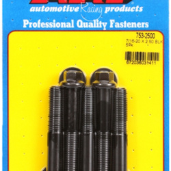 ARP "7/16""-20 x 2.500 hex black oxide bolts" (5pcs)
