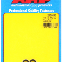 Śruby ARP "1/4""ID .440""OD no chamfer black washers"