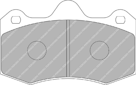 Ferodo Racing DS1.11 brake pad front FRP3083W LOTUS Evora EXIGE MCLAREN 570 GT S 650 LT MP4 RENAULT Clio II SEAT Ibiza IV 6L1,
