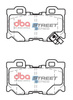 Brake Pads Street Series Ceramic rear - DB2401SS INFINITI FX30D FX37 FX50 G37 M30D M35h M37 Q50 Hybrid Q60 Coupe Q70 QX70 NISSAN 370Z Nismo Skyline V36 V36