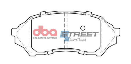 Bremsbeläge vorne DBA Brake Pads Street Series Ceramic - DB1358SS MAZDA 323