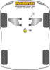 PowerAlign Wheel Mounting Guide Pin Powerflex Polyurethane Bush Road Series Dacia Logan I & II (2004 - ON) PF99-512-15