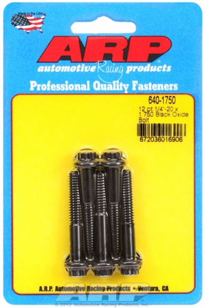 Śruby ARP "1/4""-20 x 1.750 12pt black oxide bolts" (5pcs)