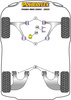 Zestaw śrub regulacji kąta pochylenia PowerAlign (10mm) Powerflex road+black Fiat Panda & Gen 2 169 4WD (2003-2012) PFA100-10