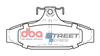 DBA Brake Pads Utcai sorozat hátsó fékbetétek Kerámia - DB1376SS FORD Aust NZ S.Africa Fairmont AU BA BF V6 EF Falcon HOLDEN
