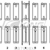 King pagrindinio guolio apvalkalas NISSAN RB25DET - MB7008XP0.25