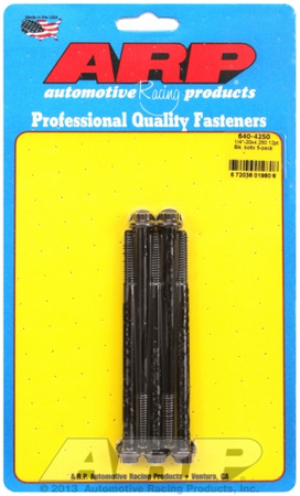 Śruby ARP "1/4""-20 x 4.250 12pt black oxide bolts" (5pcs)