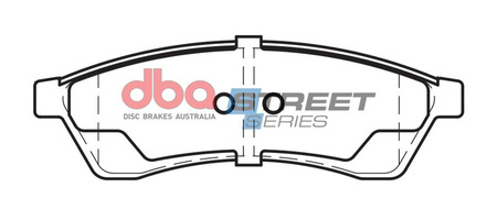 Hintere DBA-Bremsbeläge Street Series Keramik – DB1689SS