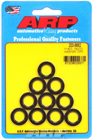 ARP "7/16"ID 3/4"OD .073"TH chamfer con rod washers" (10pcs)