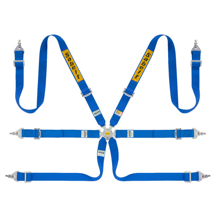 Sabelt Steel Saloon Rally 6-Point Belts 2"
