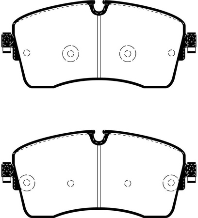 DPX2385 - Ein Satz Bremsbeläge serie ULTIMAX2 EBC Brakes