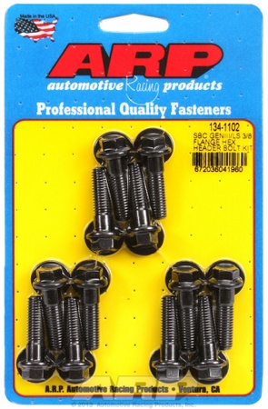 Főcsavarok készlet ARP 134-1102 SBC GENIII/LS 3/8 FLANGE HEX HEADER BOLT KIT Chevrolet LS Gen III IV