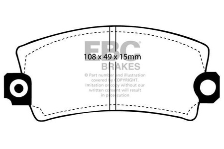 DP269 -EBC Brakes ULTIMAX2 sorozatú fékbetét készlet