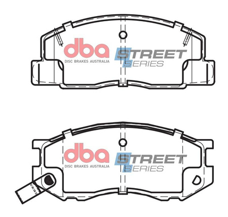 Vordere DBA-Bremsbeläge Street Series Keramik – DB1276SS
