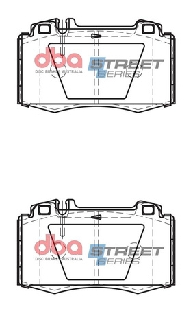 Brake Pads Street Series Ceramic front - DB1453SS MERCEDES-BENZ C-Class W203 C30 TD AMG C32 C320 C350 4Matic C55 Coupe CL203 CL-Class C215 CL500 CL55 CL600 CL63 CLK C209 CLK320 D CLK350 CLK500 CLK55 CLS C219 CLS280 CLS300 CLS320 CLS350 CLS500 E-Class