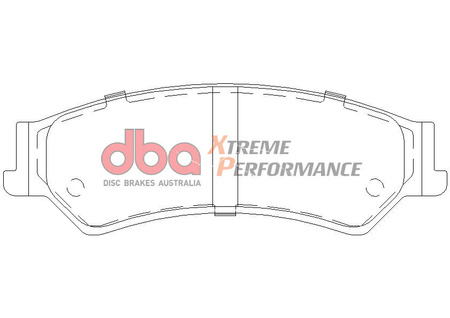 Bremsbeläge hinten DBA Brake Pads Xtreme Performance - DB1675XP FORD Aust NZ S.Africa Fairmont BF V8 Falcon Territory