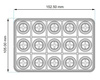 Klaviatūra CAN Ecumaster - 15 RGB klavišų