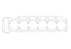 Athena Uszczelka głowicy BMW S38B35/S38B36/S38B38 2.0mm D.95,6mm
