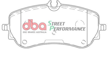 Brake Pads Street Performance rear - DB15002SP MAN TGE VOLKSWAGEN Amarok Crafter CR30 CR35