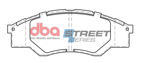 Bremsbeläge vorne DBA Brake Pads Street Series Ceramic - DB1741SS TOYOTA Aust NZ Hi-Lux Extra Cab KUN15