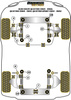 Rear Subframe Front Bush 12mm Powerflex Polyurethane Bush Black Series Audi 80 / 90 - inc S2/RS2 & Quattro (1976 - 2000) Sport Quattro (1984-1985) Coupe Quattro (1985-1991) UR Quattro (1980-1991) PFF3-121-12BLK