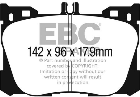 DPX3070 - Ein Satz Bremsbeläge serie ULTIMAX2 EBC Brakes