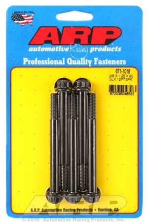 ARP M8 x 1.25 x 85 12pt black oxide bolts