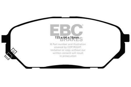 DP1813 - Ein Satz Bremsbeläge serie ULTIMAX2 EBC Brakes