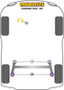 Rear Spring Upper Isolator Pad Powerflex Polyurethane Bush Road Series Ford EcoSport (2012 - ON) PFR19-2030