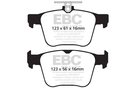DP32173C - Zestaw klocków hamulcowych seria REDSTUFF EBC Brakes