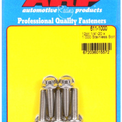 ARP "1/4""-20 x 1.000 12pt SS bolts" (5pcs)