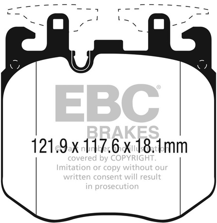 DP32304C - Zestaw klocków hamulcowych seria REDSTUFF EBC Brakes