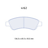 Carbone Lorraine RC5 brake pads - Citroen C2 1,6i 16V VTS (04-)