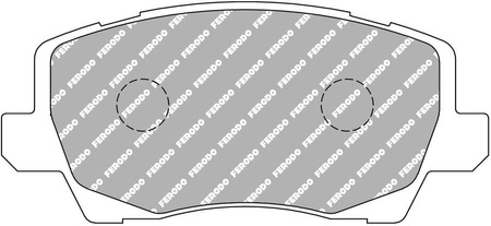 Klock hamulcowe Ferodo Racing DS3.12 przednie FCP5037G KIA Picanto JA