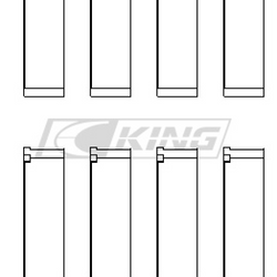 King Conrod Bearing Shell HONDA K-SERIES (EXCEPT A3) - CR4542XPC.026