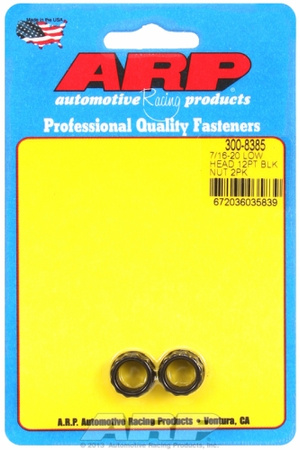 ARP "7/16""-20. low head. .600 flange OD 12pt nut kit" (2pcs)