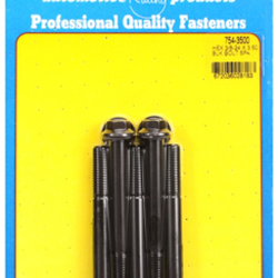 Śruby ARP "3/8""-24 x 3.500 hex 7/16 wrenching black oxide bolts" 5pcs