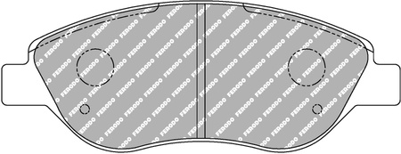 Klock hamulcowe Ferodo Racing DS3000 przednie FCP1468R ALFA ROMEO MITO 955 MiTo 955 FIAT Bravo II 198 STILO 192 LANCIA DELTA III 844 