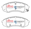 DBA Brake Pads Utcai sorozat első fékbetétek Félig-fémes - DB1940SS