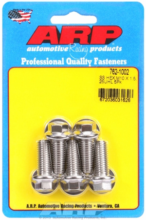 ARP M10 x 1.50 x 25 hex SS bolts (5pcs)