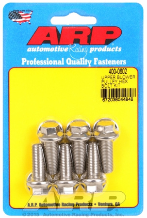 ARP Upper Blower Pulley Bolt Kit Hex