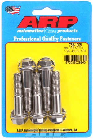 Śruby ARP M10 x 1.25 x 45 hex SS bolts (5pcs)