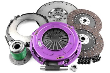 Xtreme Performance Ford Mustang V / VI - 270mm Organic Twin Plate Clutch Kit Incl Flywheel & CSC 1300Nm