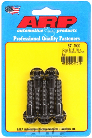 Śruby ARP "5/16""-18 x 1.500 12pt black oxide bolts" (5pcs)