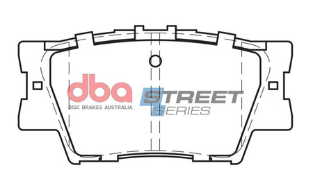 DBA Brake Pads Utcai sorozat hátsó fékbetétek Kerámia - DB1832SS TOYOTA Camry Rav 4
