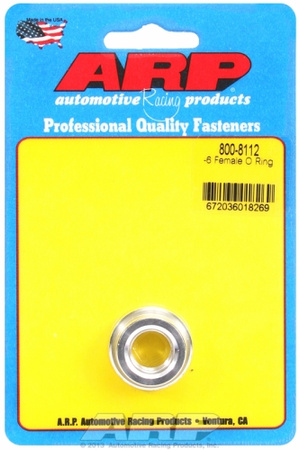 ARP -6 female O ring aluminum weld bung