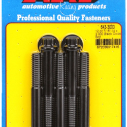 Śruby ARP "7/16""-14 x 3.000 12pt black oxide bolts" (5pcs)