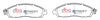 Brake Pads Street Series Ceramic front - DB2374SS NISSAN Leaf NP300 Navara D23 RENAULT Alaskan