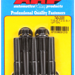 ARP "7/16""-20 x 2.000 12pt black oxide bolts" (5pcs)