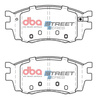 Bremsbeläge vorne DBA Brake Pads Street Series Ceramic - DB1787SS HYUNDAI Accent i-20 PB KIA Rio JB